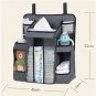 Multi-functional Large Baby Hanging Storage Toy Diaper Pocket For Crib 45*51cm