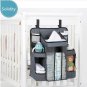 Multi-functional Large Baby Hanging Storage Toy Diaper Pocket For Crib 45*51cm