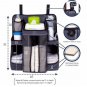 Multi-functional Large Baby Hanging Storage Toy Diaper Pocket For Crib 45*51cm