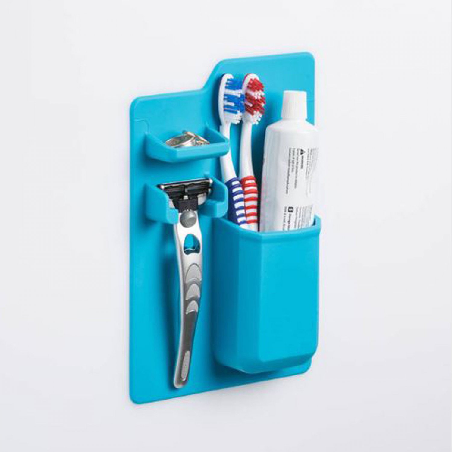 Bathroom Mighty Toothbrush Holder for Bathroom Mirror, Shower - 100% silicone