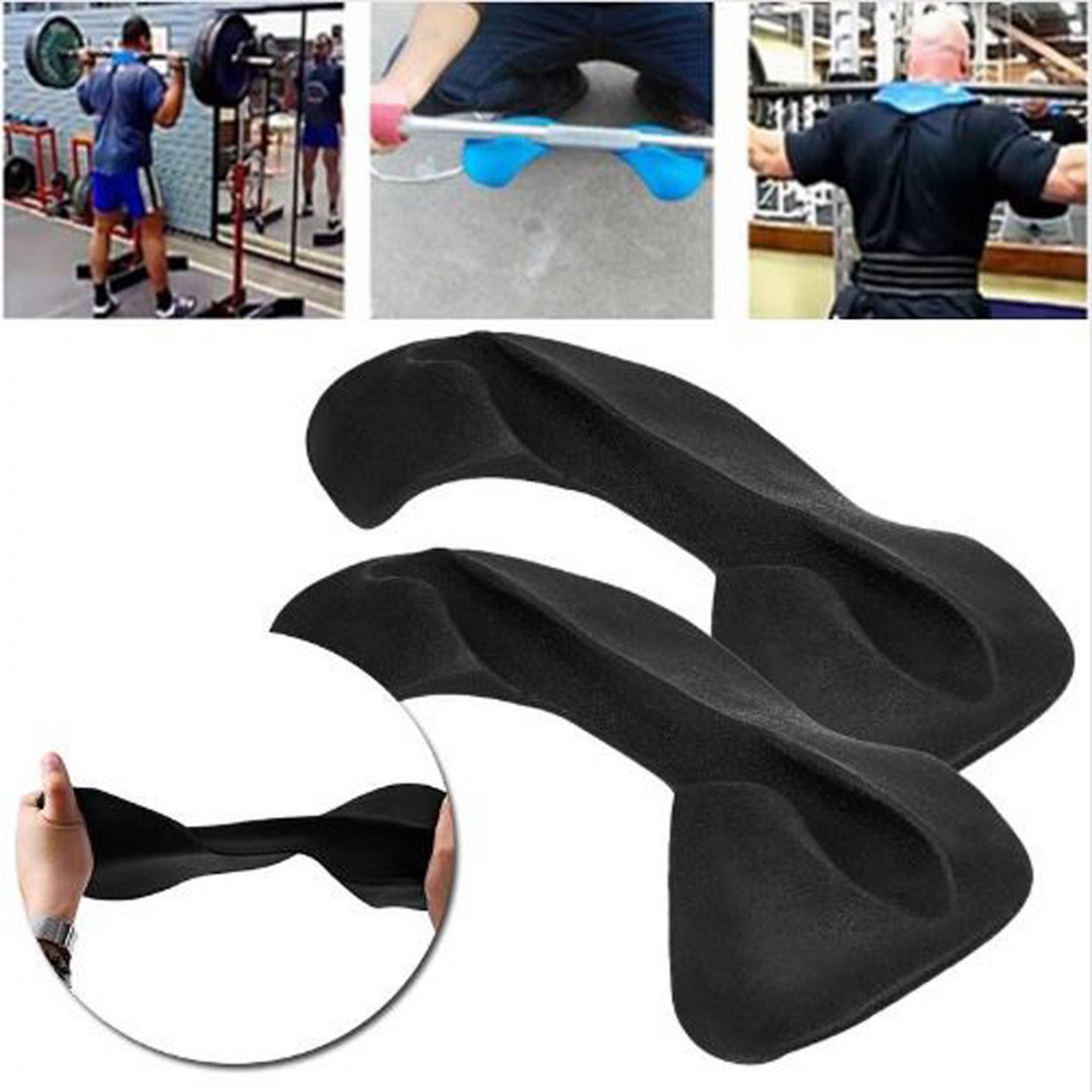 Gym Weight Lifting Barbell Pad Squat Bar Cover Pad Neck Shoulder Back Support
