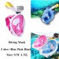 Snorkel Mask Foldable Greatever 180 Degree View Free Breathing Full Face Snorkel