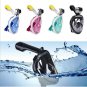 Snorkel Mask Foldable Greatever 180 Degree View Free Breathing Full Face Snorkel