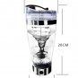 Protein Powder Shakes Bottle Leakproof Lid Stainless Steel USB Electric Shaker