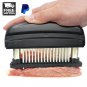 Meat Tenderizer - Black Home Tenderizers Tool 48 Blades Stainless Steel Needle -
