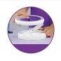 Fold-Away LED-illuminated and Two-sided Make Up Mirror W/LED Portable Makeup