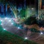 Disk Lights 4-LED Solar-powered Auto On/Off Outdoor Lighting SET 4
