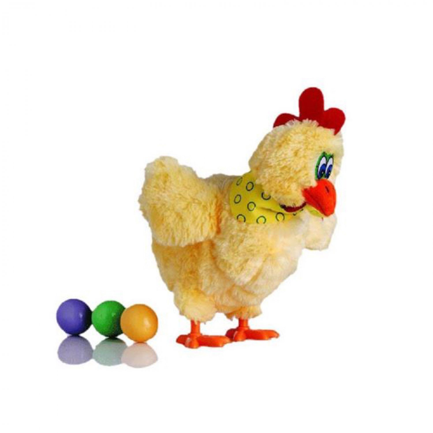 gemmy animated plush holiday egg laying chicken