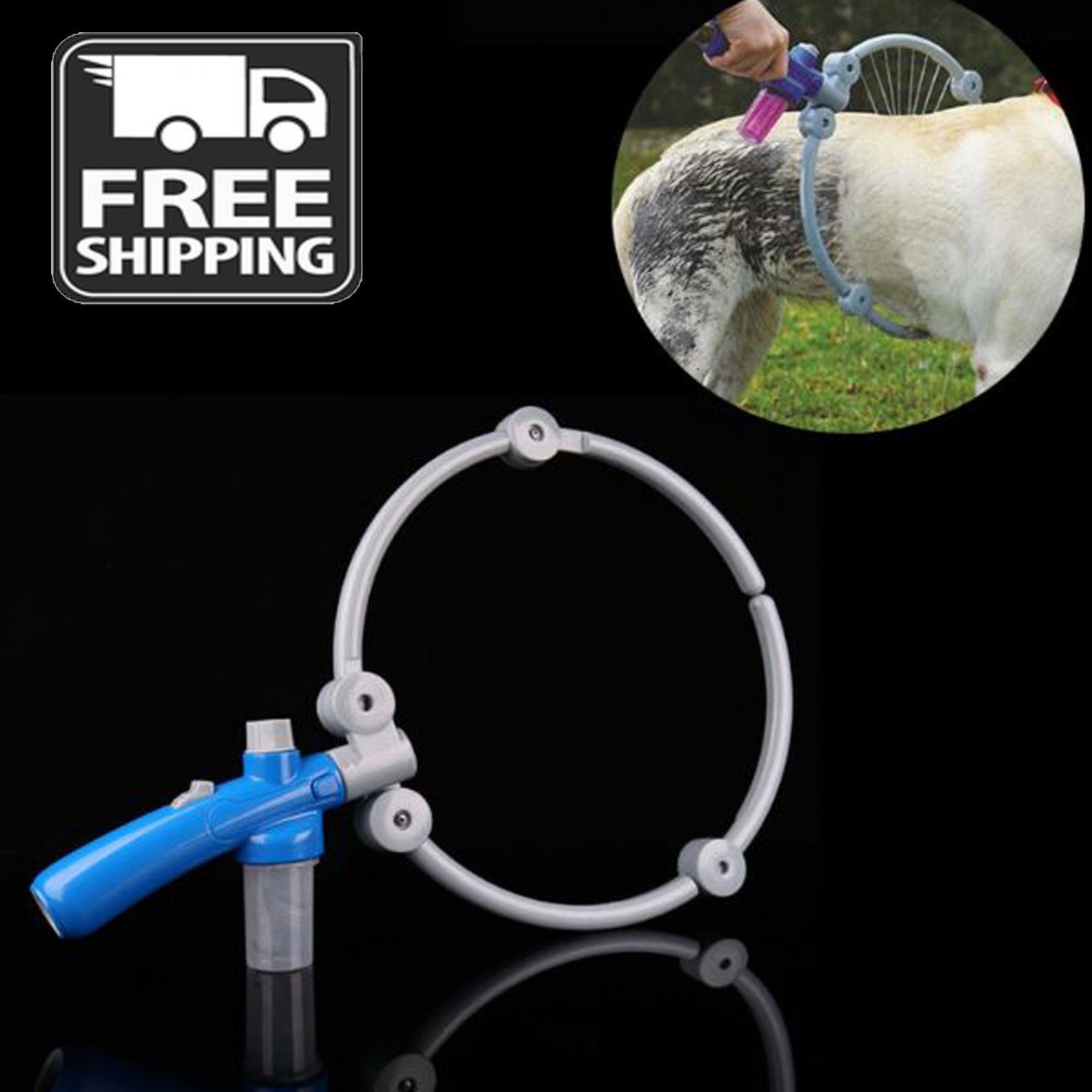 Pet Dog Wash Shower Head Woof Washer 360 Cat Bathing Cleaner Tool Kit Cleaning