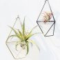Hanging Planter Iron Vase Geometric Wall Decor Container Succulent Plant Art Pot