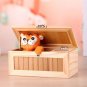 Funny Tiger in a Box Upgrade Wooden Electronic Useless Box With Sound New 2018
