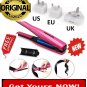 NEW ORIGINAL Portable Mini Ceramic Hair Straightener Cordless Travel Iron Curler