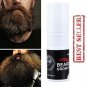 Men Beard Growth Spray Mustache Fast Grow Liquid Beardboost Thicker Hair Fuller