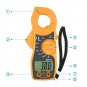 Digital Clamp Meter Multimeter AC DC Voltmeter Auto Range Volt Ohm Amp Tester
