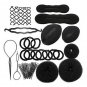 Fancy Women Hair Accessories Set Hair Twist Magic Sponge Tools Free Shipping!