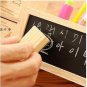 Wooden Pen Holder with Blackboard Desk Tidy Organizer Pen Pot Office Accessories