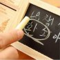 Wooden Pen Holder with Blackboard Desk Tidy Organizer Pen Pot Office Accessories
