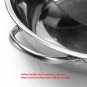 Hot Pot Twin Divided Stainless Steel 28cm Cookware Ruled Compatible Soup Stock