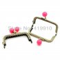 Metal Frame Kiss Clasp Lock Handle DIY Handmade For Purse Bag Free Shipping