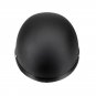 Retro-Motorcycle-Helmet-Matte-Black-German-Half-Face-Chopper-Biker-WWII-Style