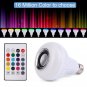 Smart Bulb Music LED Light with Bluetooth 4.0 Speaker RGB Multicolor Home Party