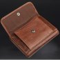 100% top cow leather men wallet vintage multifunctional Antimagnetic male case