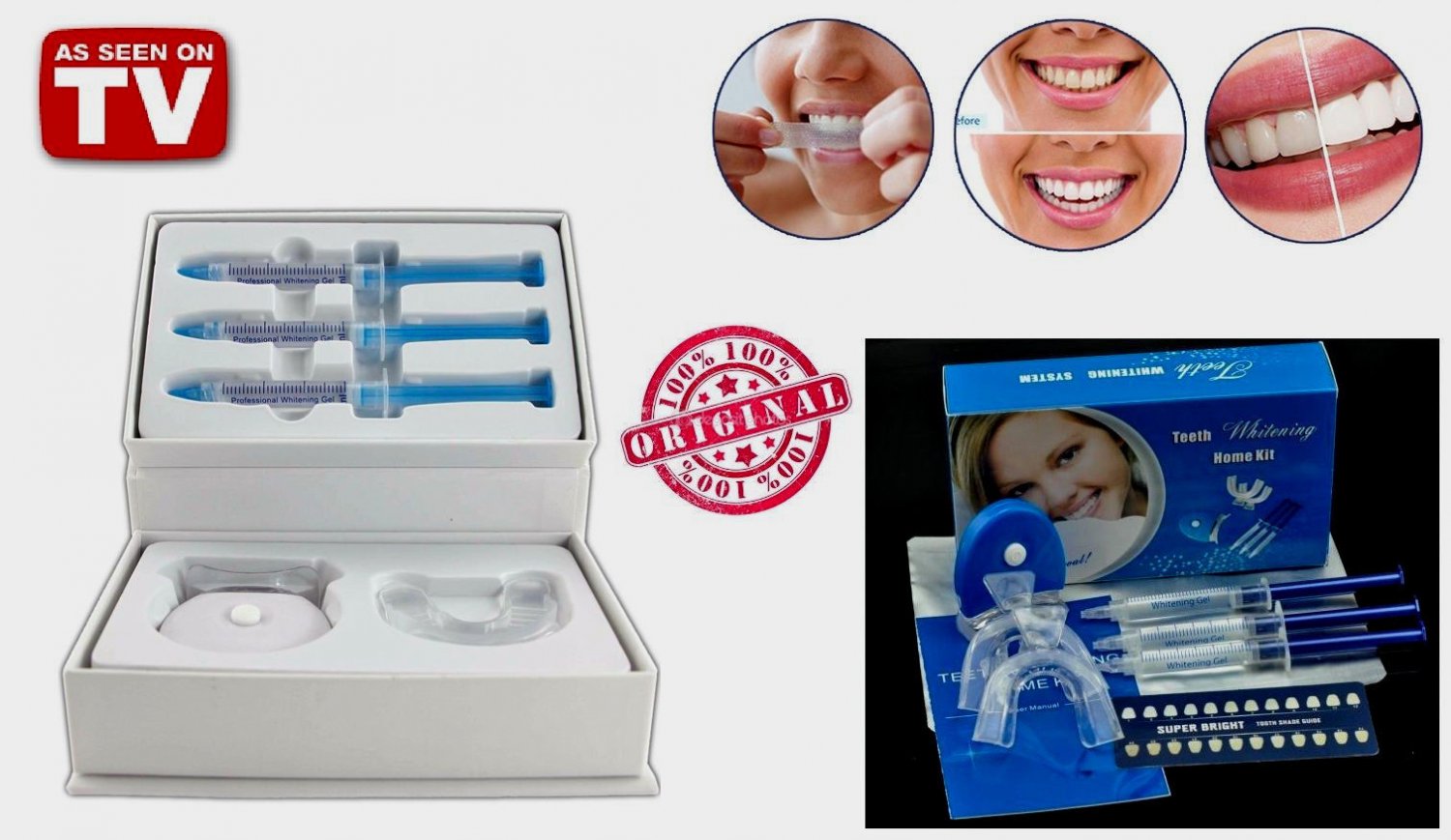 Purais Teeth Whitening Kit The ORIGINAL !!! Full Package !!! FREE Shipping !!!