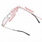 Front Adjustable Reading Glasses Metal Snap + Case Big Sale ! Free Shipping !