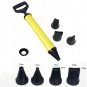 Stainless Steel Caulking Gun Mortar Applicator Sprayer Nozzle Scoop Cement