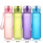 CURGE Flip Top Lid Direct Drinking Plastic water bottle 400ml 560ml Blue