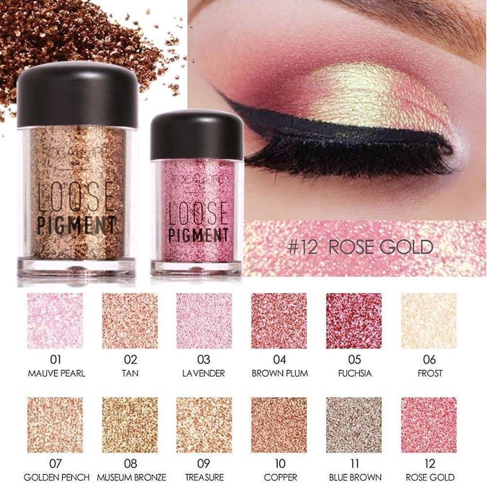 Eyeshadow Diamond Palette Loose Pigment Shimmer Glitter Powder Charm Bright