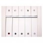 Simple Houseware White Magazine File Holder Organizer Box Office (Pack of 4)