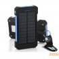 New 20000mah Solar Portable Power Bank Charger Dual All USB Devices