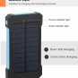 New 20000mah Solar Portable Power Bank Charger Dual All USB Devices