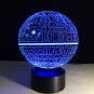 Lamp Death Star Wars 3D LED Holographic Lamp light 7 Colors Gift Xmas Kids NEW