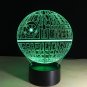 Lamp Death Star Wars 3D LED Holographic Lamp light 7 Colors Gift Xmas Kids NEW