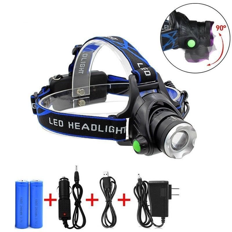 Gearzii Super Headlamp RU 5000LM Cree XML-L2 XM-L T6 Led Light Waterproof New