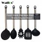 100% FOOD GRADE silicone cooking spoon Stainless Steel Cooking Utensil Set