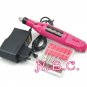 New Nail Electric Art Drill File Manicure Nail Set Grinding Polishing Tool Pink