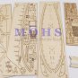 Wooden Sailing Boat Ship Assembly Model DIY Kits Classical Scale Decoration Wood