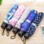 Compact Travel Strongly Windproof Umbrella Auto Open Close Folding Rain Anti UV