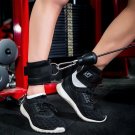 1 Pair Ankle Strap D-ring Leg Weight Lifting Gym Cable Attach Training Fitness