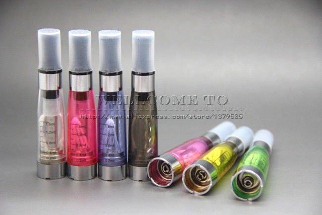 10Pcs/Set Wholesale Dual 1.6ml CE4 Clearomizer 510 Tank e-Atomizer Charger Pen