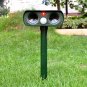 Ultrasonic Solar Power Pest Repeller Animal Repellent Garden Cat Dog Scarer
