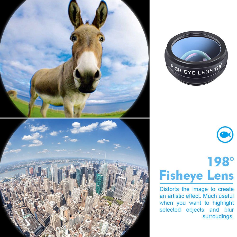 Phone lens kit universal 10 in 1 Wide Angle macro Lens CPL Filter Kaleidoscope