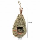 Birds Nest Cage Decorative Pet Parrot Straw Winter Warm House Budgerigar Habitat