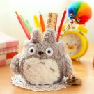 Totoro Plush Pen Holders Grid Pen Container Stationery Desk Accessories Office