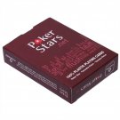 1-Deck-of-Frosted-Plastic-Playing-Cards-Poker-Stars-Poker-Size-Tamanho-Poker