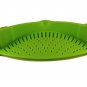 SIMPLE STRAINER - The Best Clip-on Green Silicone Pasta Strainer - Dishwasher...