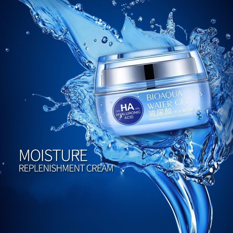 Hyaluronic Acid Face Moisturizer Cream Deep Hydrating Anti-Wrinkle Cosmetic